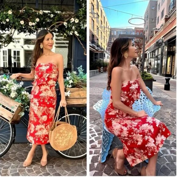strapless open back dress Ensemble Pauline – Petite Chérie main image 0